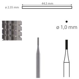 Fissuurfrees HP 36 Ø 1 mm (6)