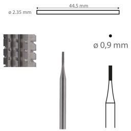 Fissuurfrees HP 36 Ø 0,9 mm (6)