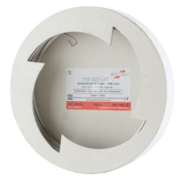 Fil Menzanium en bobine 500 g 0,7 mm dur-élastique